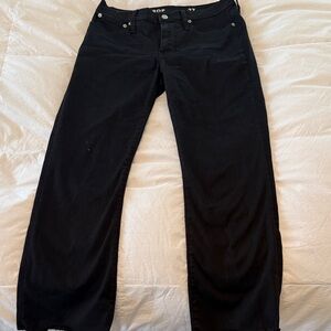 JCrew Demi Boot Crop Black Jeans Size 27